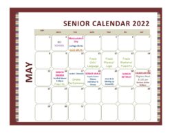 2022 Senior Calendar