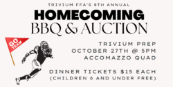 Trivium FFA Homecoming Bbq and Auction